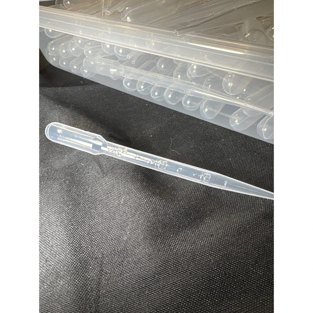 Plastic Transfer Pipettes 3ml‎ Graduated Disposable Droppers for Crafters
